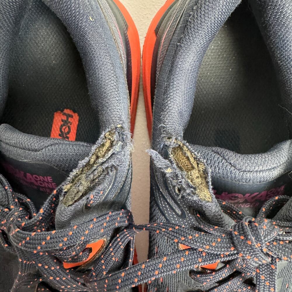 Hoka One Challenger ATR 6 Blue Hiking Trail Running Shoes Women's 8 Blue Coral - Picture 3 of 11